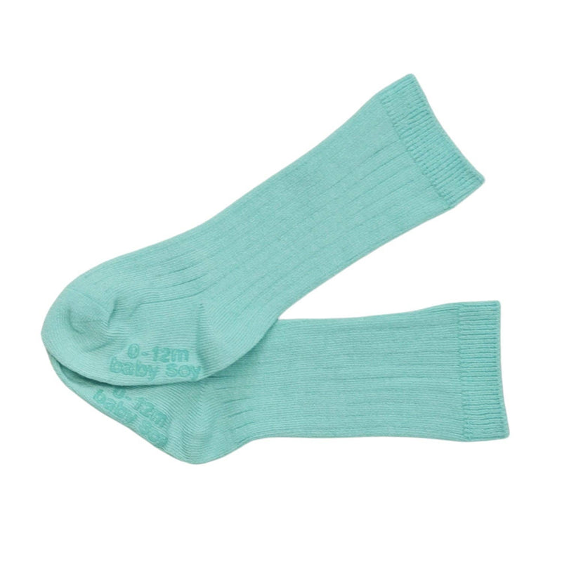 Baby Solid Colored Non-Slip Knee High Socks