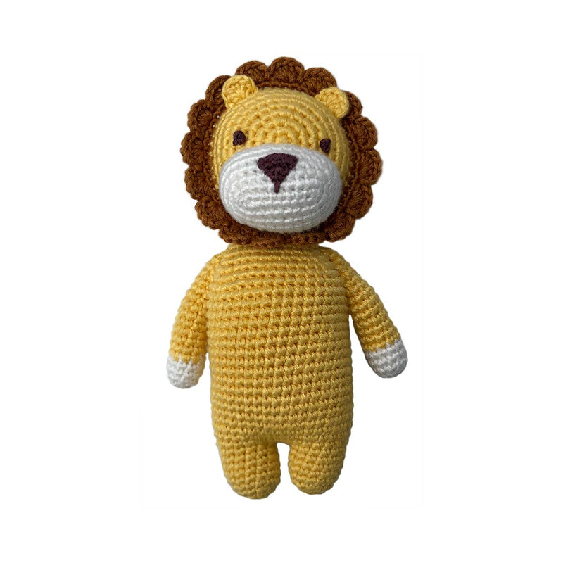 Crocheted Mini Lovey Doll - Leon the Lion