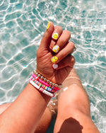 Have A Nice Day | Yellow & White Smiley Face Nail Wrap