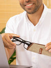 Julien -  Matte Black - Blue Light Filtering Lens
