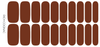 Rich Cognac | Dark Tan Winter Neutral Solid Color Nail Wrap