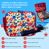 Insulated Poppy Flowers Print Lunch Tote
