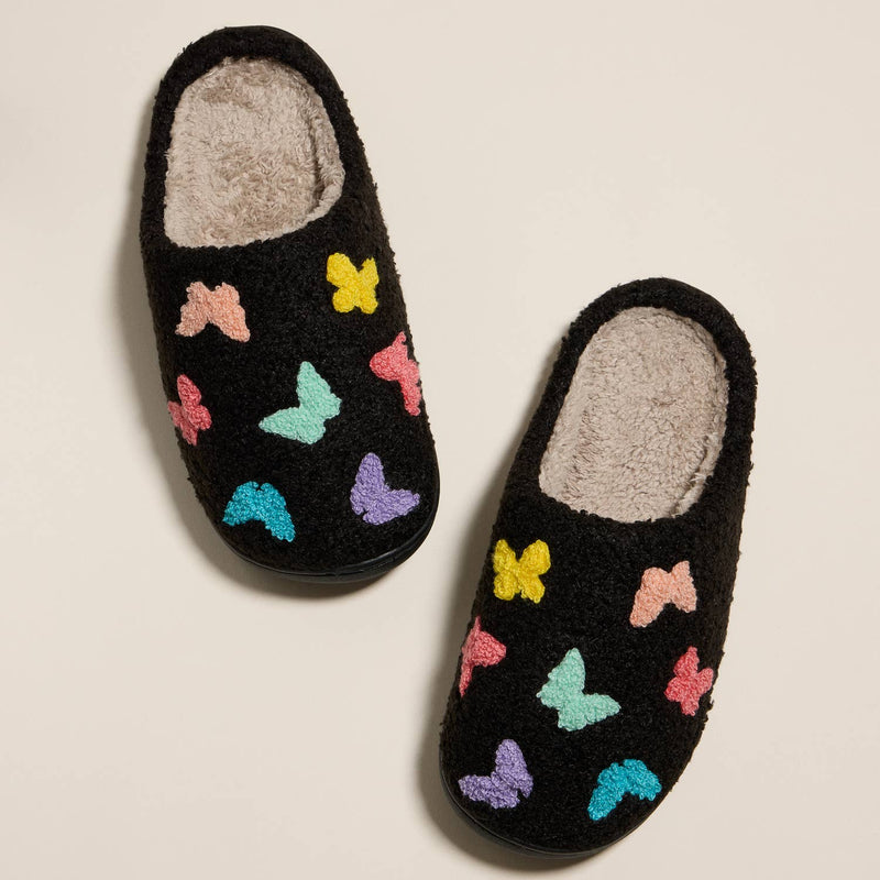 Multi Butterflies Home Slippers