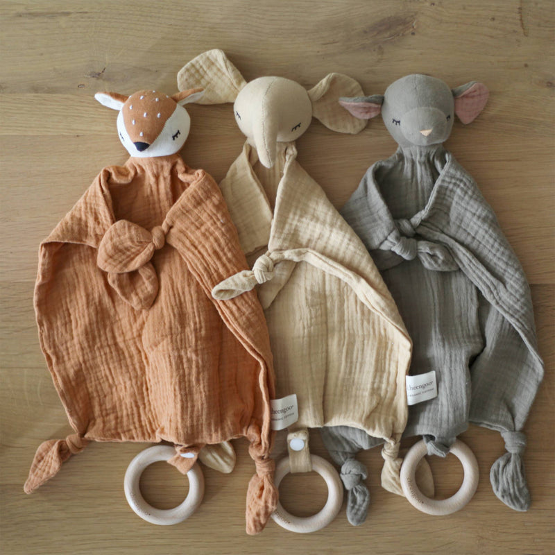 Fawn Snuggle Lovey Blanket