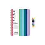 Rainbow Stripe Hardcover Spiral Lined Journal Notebook