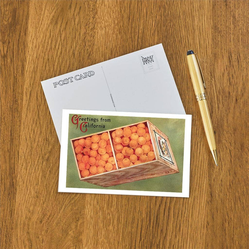Postcard CA-1262 Greetings from California, Orange Crate