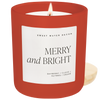 Merry and Bright 15 oz Soy Candle - Christmas Decor