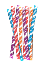 World's Silly Stix (pixy stix), 2.75oz Peg Bag, 24ct