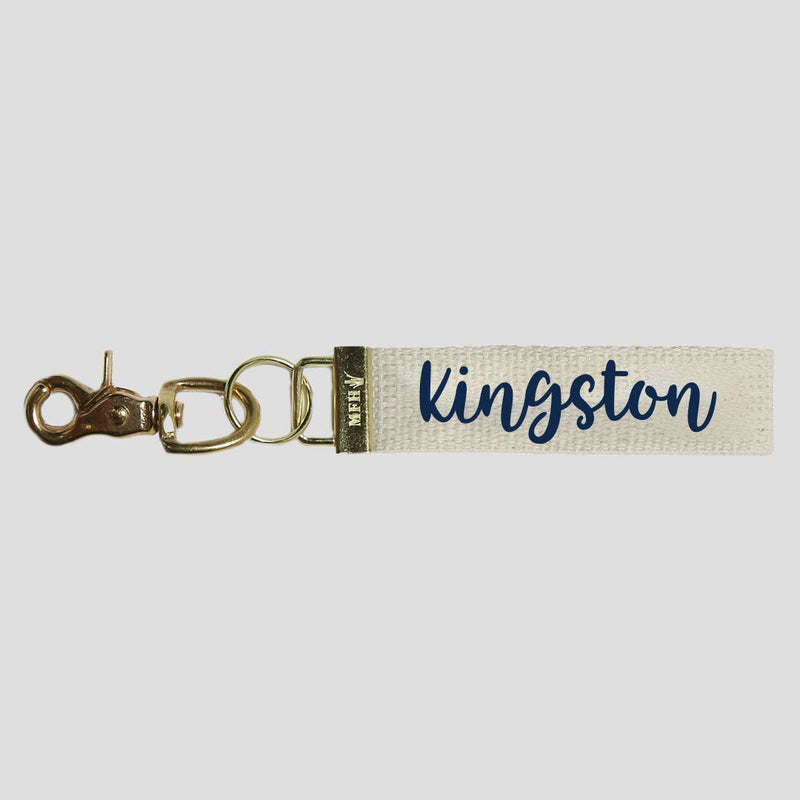 Personalized Your Word Script Keychain