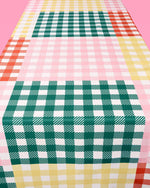 Camp Bride Gingham Washable Tablecloth, Bday Party