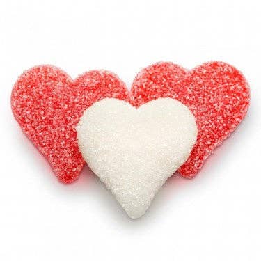 Sour Cherry & Strawberry Banana Gummi Hearts