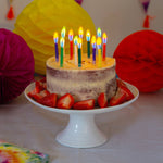 Colored Flame Birthday Candles | 12 Pack | Cake Candle |