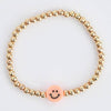 Beaded Happy Face Bracelet