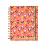 17 Month Large Planner, Tulips Pink