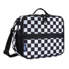 Black and White Checkered Eco Lunch Box