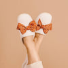 Fuzzy Slippers-Betty Bow Fall Flora (Mixed 2 S/M + 2 M/L)