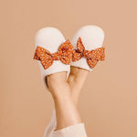 Fuzzy Slippers-Betty Bow Fall Flora (Mixed 2 S/M + 2 M/L)