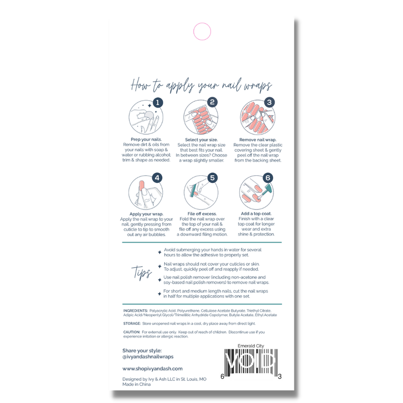 Beautiful Bouquet | Pastel Floral French Tip Nail Wrap Set