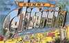 Postcard CA-888 Greetings from Sunny California Beach Scene