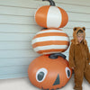 Halloween Light Up Pumpkins Orange Set of 3