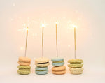 Wish 6.75" Sparkler Wand Card - Sparkle Wish Love - Gold