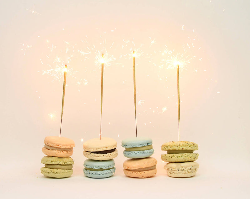 Wish 6.75" Sparkler Wand Card - Sparkle Wish Love - Gold