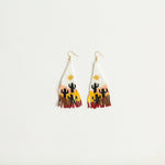 Beaded Cacti Dangle, w/ Fish Hook Earring