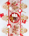 Dear Rudolph Reindeer Names Paper Table Runner