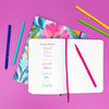 12 Pack Felt Tip Fine Line Marker Pens With Case