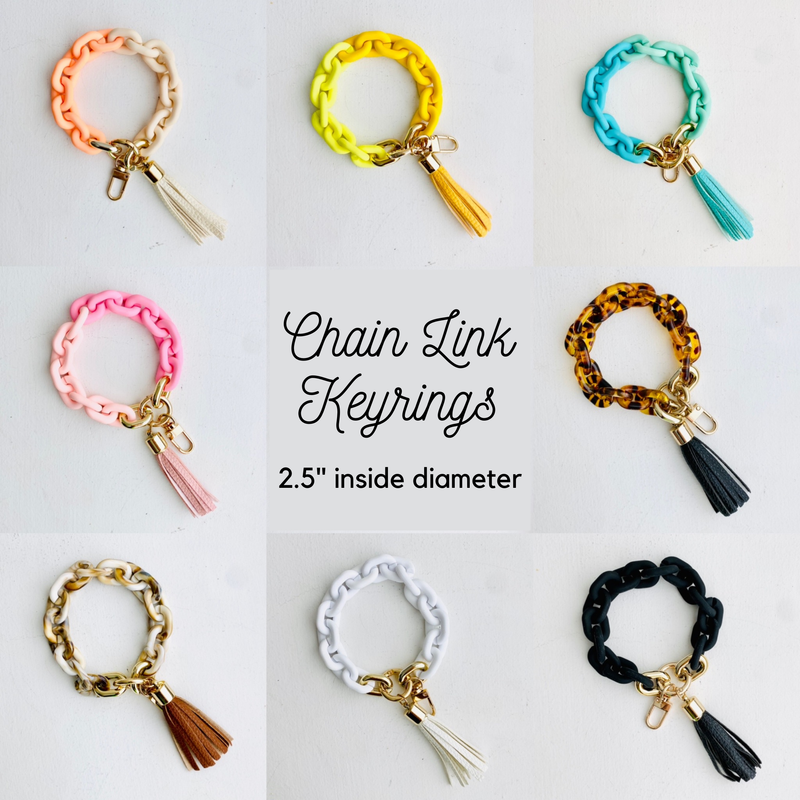 Chain Link Bangle Keychain