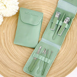 Travel Manicure Set | 8pc Nail Clipper & Tweezer Set | Nails