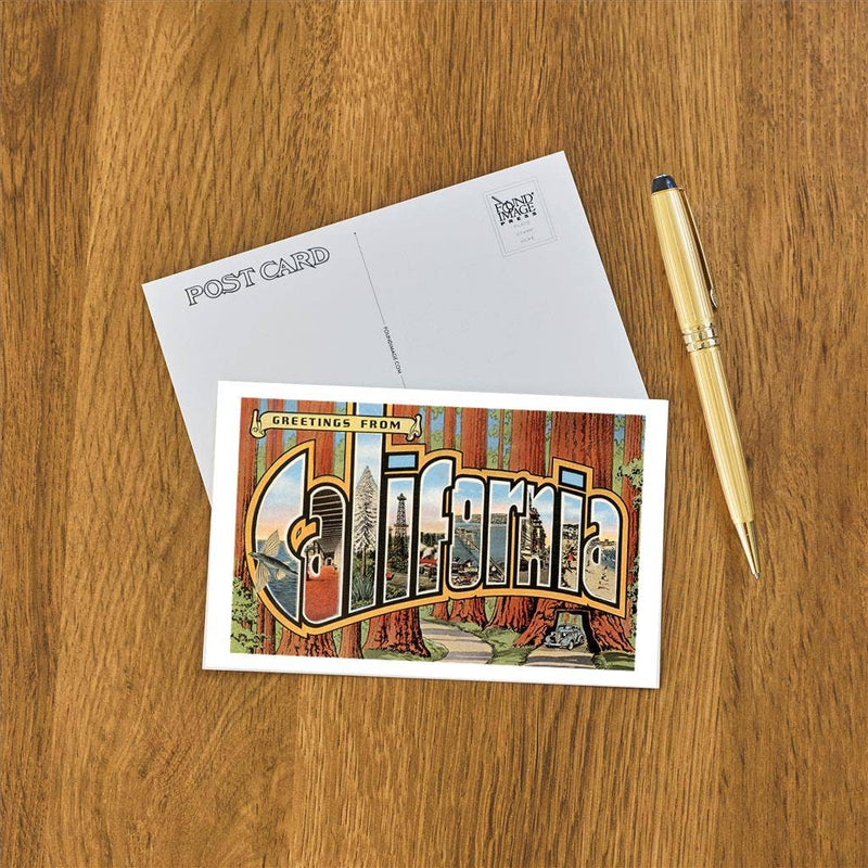 Postcard CA-16 Greetings from California