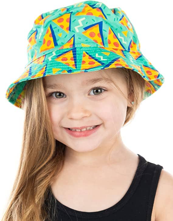 Toddler Bucket Hat - Pizza Print (1-4 years)