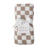 Checked Muslin Swaddle Blanket