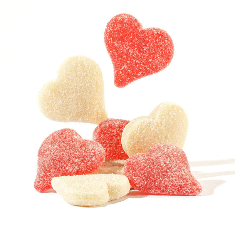 Sour Cherry & Strawberry Banana Gummi Hearts