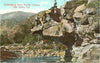 Postcard CA-686 Overhanging Rock, Ojai