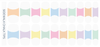 Sidewalk Chalk Tips | Colorful Pastel French Tip Nail Wrap
