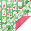 Reversible Holiday Wrapping Paper - Sweet Treats/Stripes