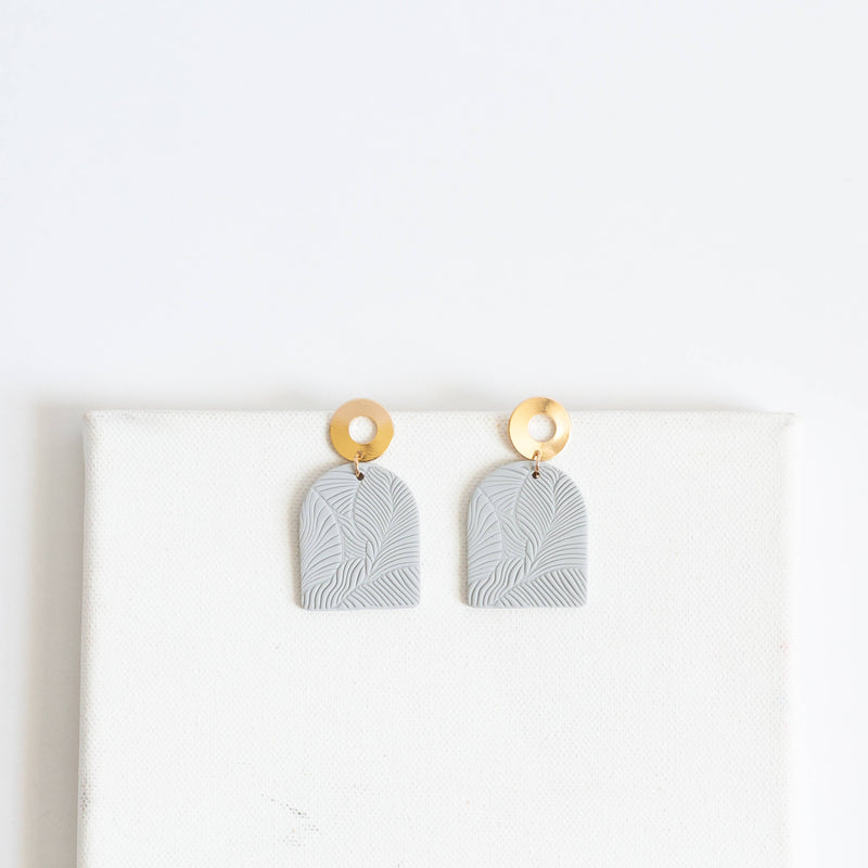 Madison Earring - Gray