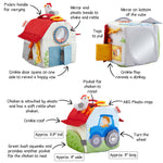 Farmyard Play Cube | Multi-Activity Wooden Toy for Toddlers
