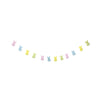 Puffy Felt Pastel Easer Bunny Banner