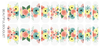 Beautiful Bouquet | Pastel Floral French Tip Nail Wrap Set