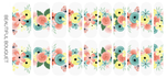 Beautiful Bouquet | Pastel Floral French Tip Nail Wrap Set