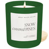 Snow Covered Pines 15 oz Soy Candle, Matte Jar