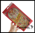Large Metal Pinball Game - Mini Hand Held Travel Arcade Game