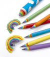 RECYCLED RAINBOW PENCIL & ERASER SET