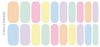 Sidewalk Chalk | Colorful Pastel Spring & Summer Nail Wrap