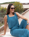 Althea -  Navy Blue/Walnut / Brown Polarized