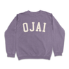 Ojai Vintage Washed Collegiate Crewneck
