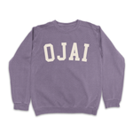 Ojai Vintage Washed Collegiate Crewneck